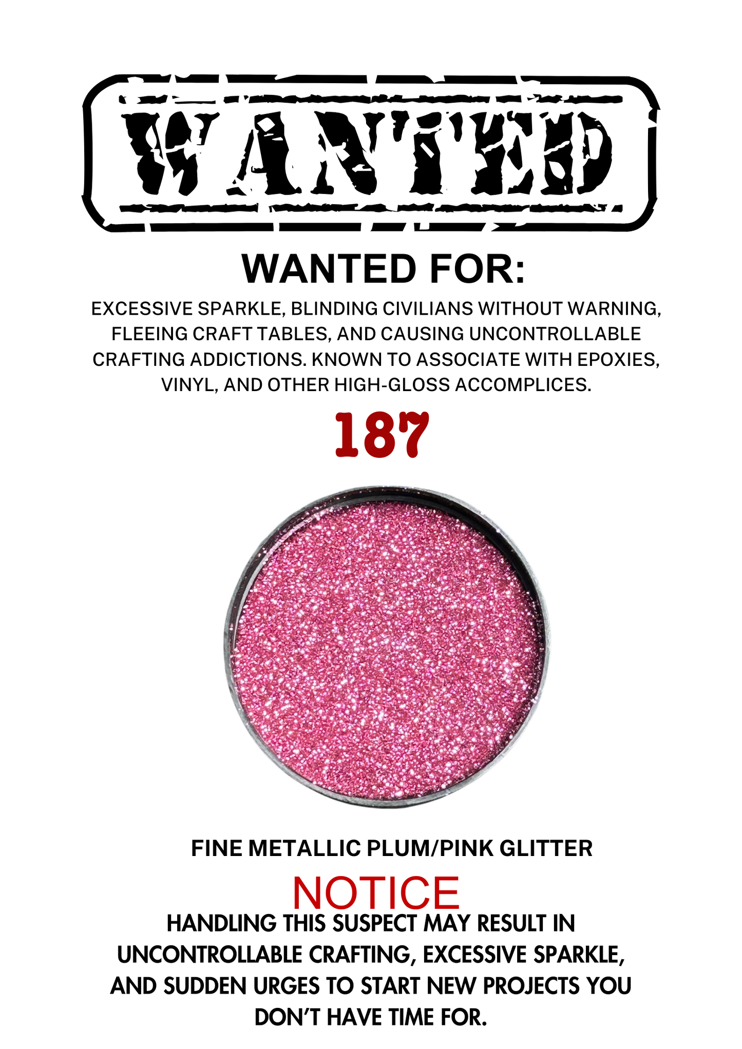 187 – Plum Metallic Fine