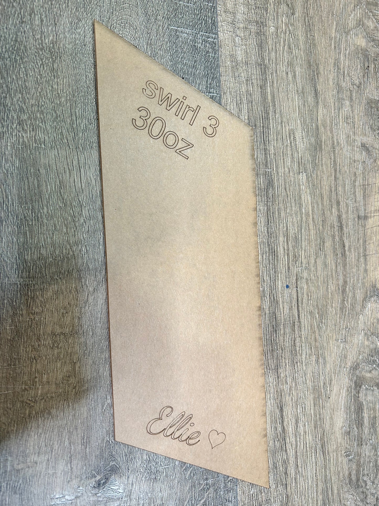 MV Swirl Acrylic Templates ***Pre Order*****