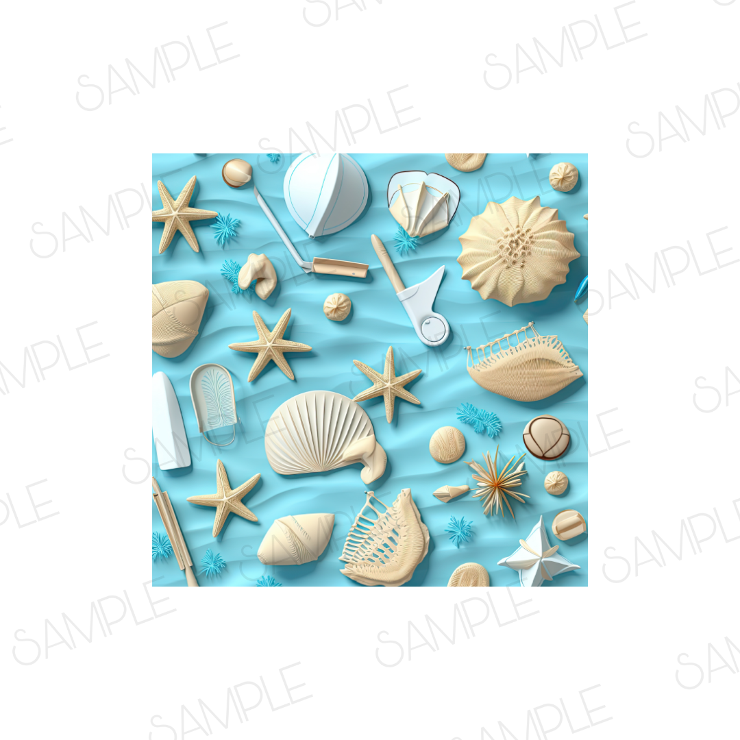 3DBEACH11 VINYL SHEET