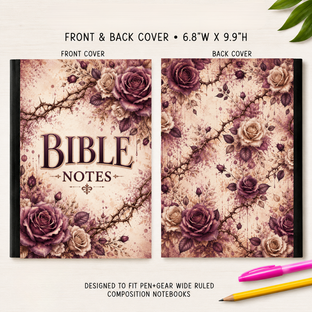 BIBLE NOTES COMPOSITION NOTEBOOK VINYL