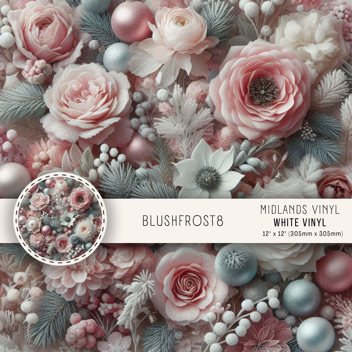 BLUSH FROST COLLECTION - ASSORTED PATTERNS/SIZES