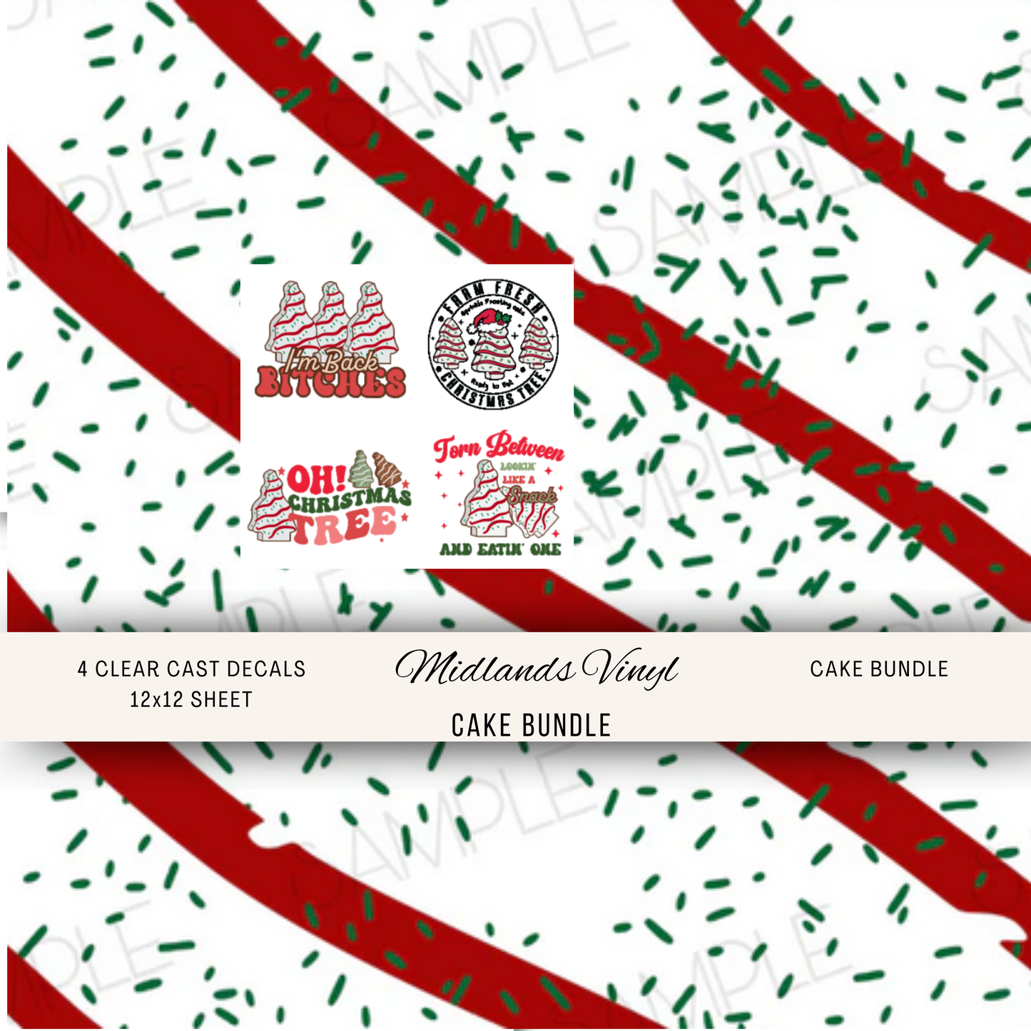 🎄 Cake Bundle – Christmas Tree Cake Edition