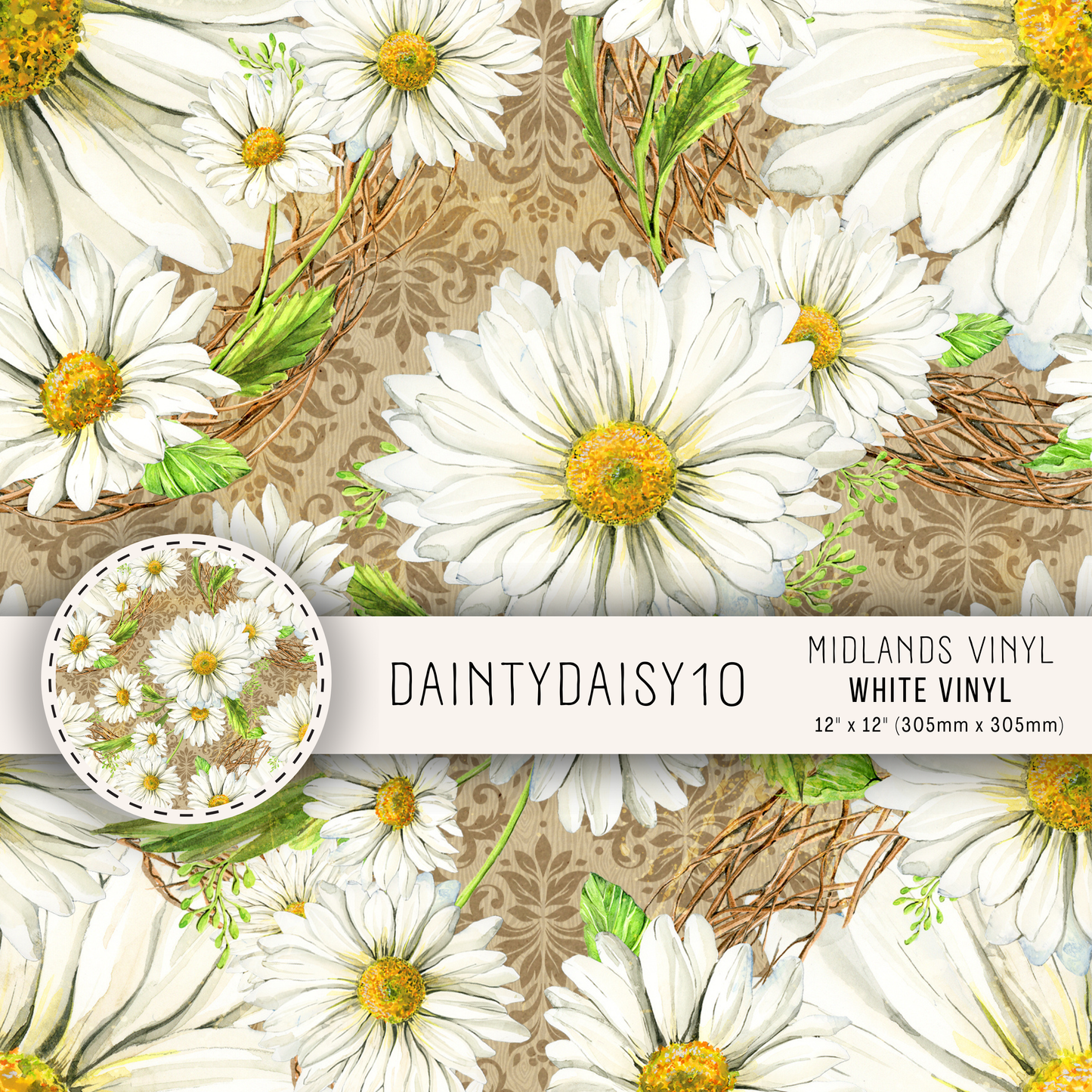 DAINTYDAISY COLLECTION - ASSORTED PATTERNS