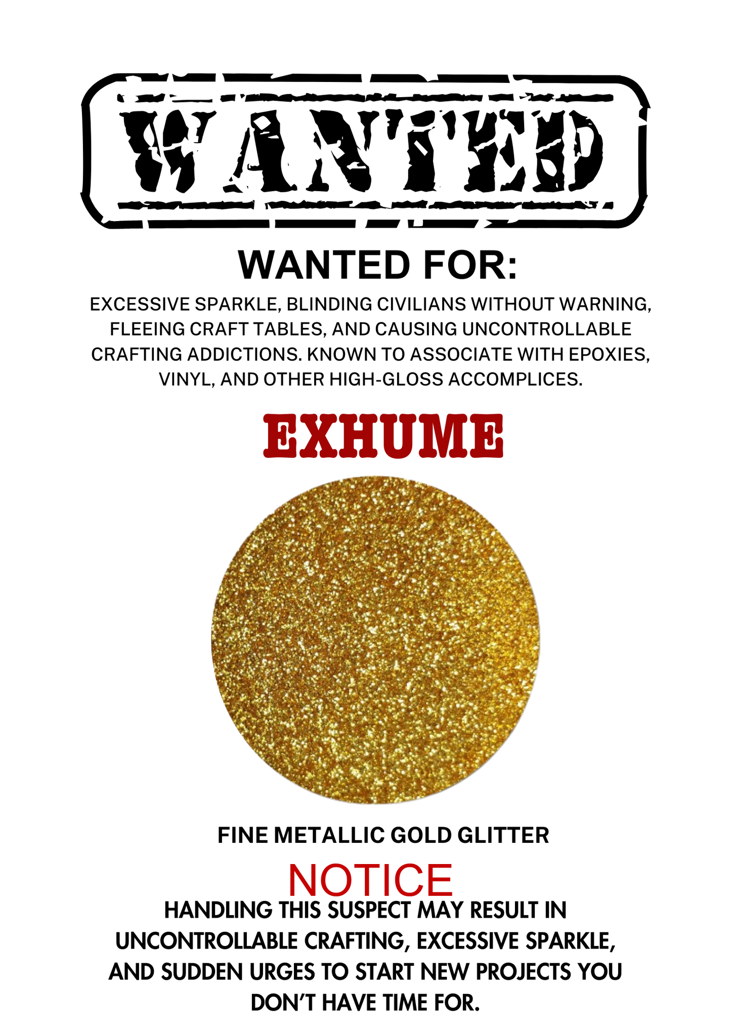 Exhume - Gold Metallic Fine