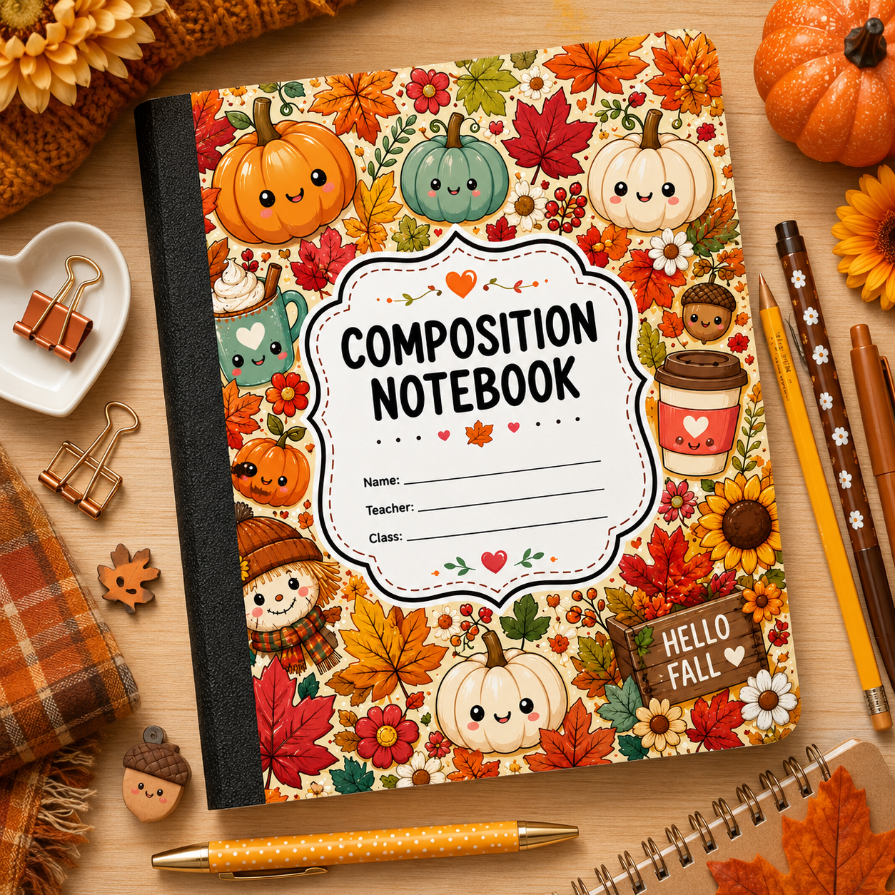 FALL COMPOSITION NOTEBOOK