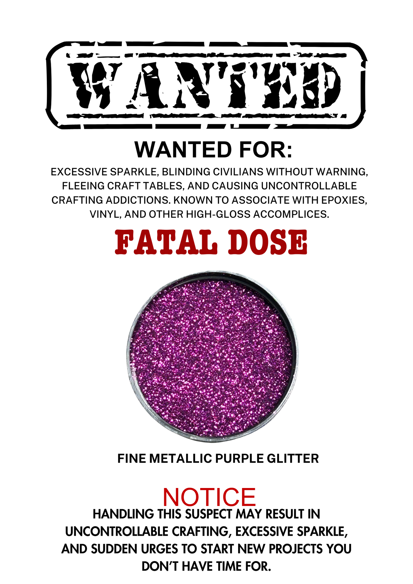 Fatal Dose – Purple Metallic Fine
