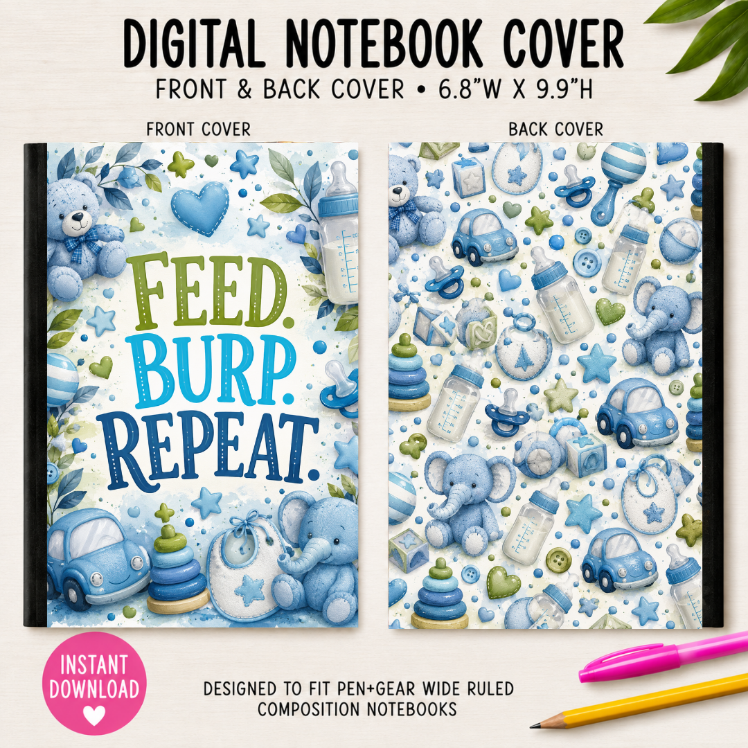 FEEDER (BOY) - DIGITAL NOTEBOOK COVERS