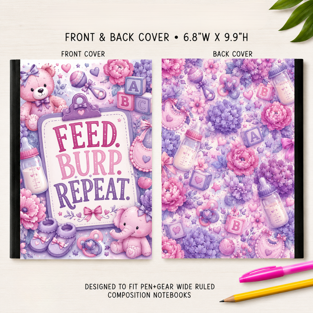 FEED (GIRL) COMPOSITION NOTEBOOK VINYL