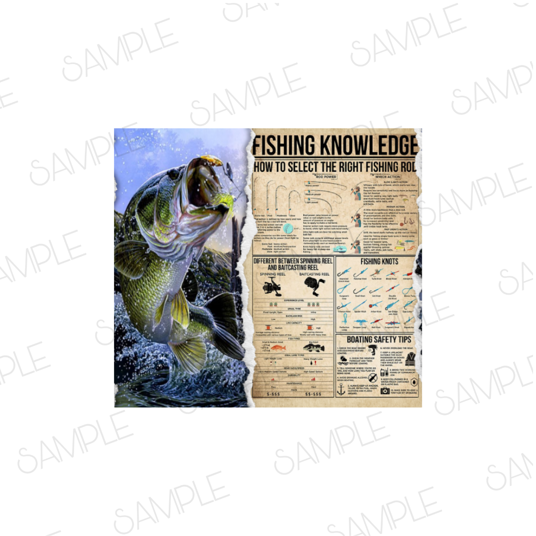 FISHING TUMBLER WRAP