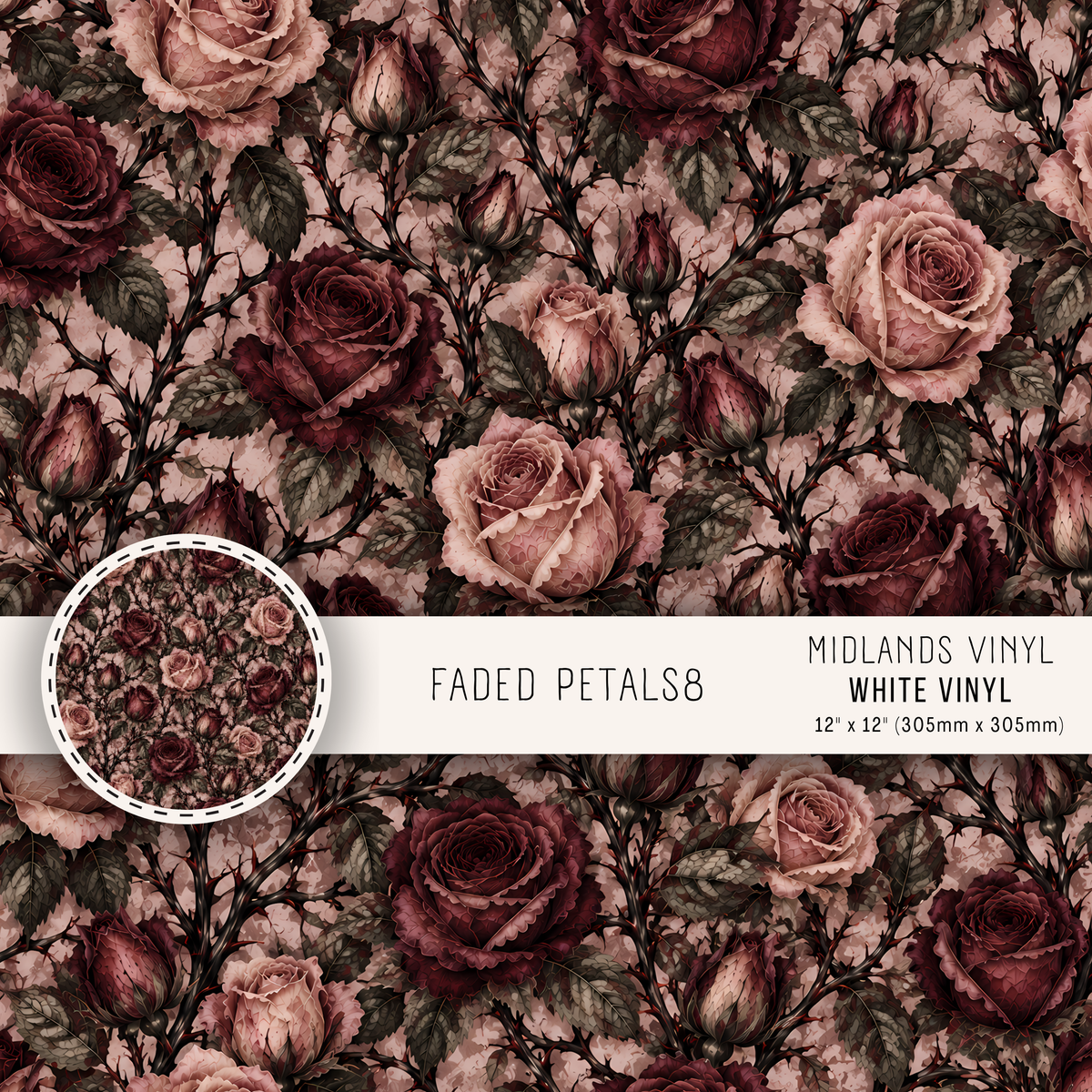 FADED PETALS COLLECTION - ASSORTED PATTERNS/SIZES