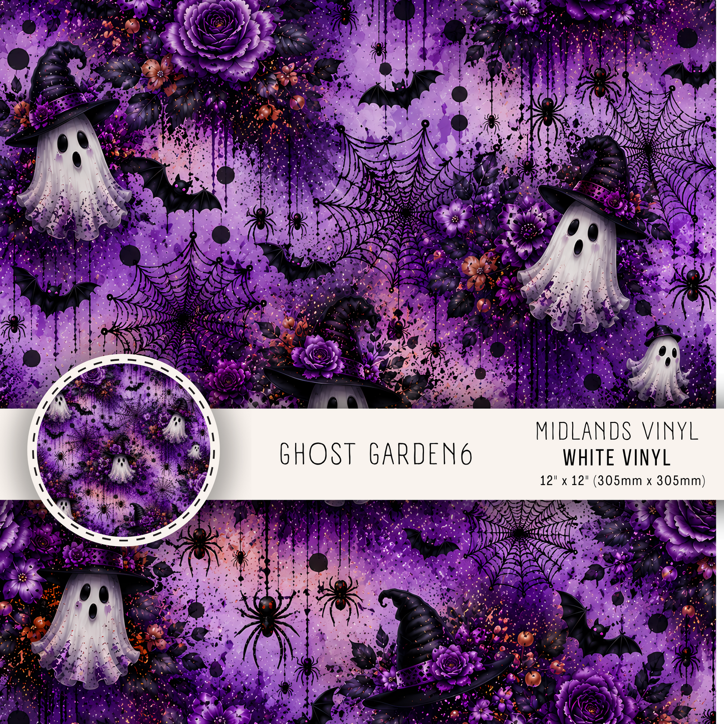 GHOST GARDEN COLLECTION - ASSORTED SIZES/PATTERNS