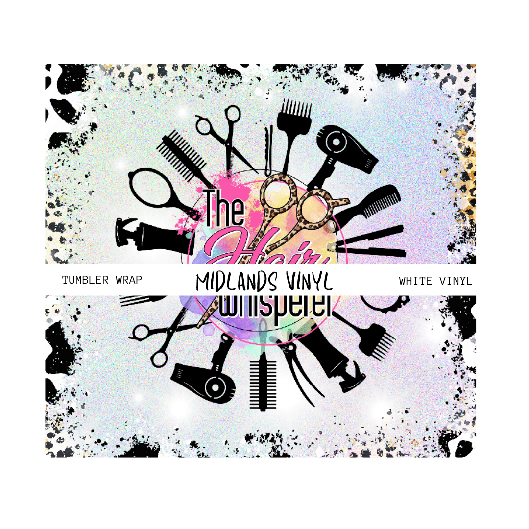 HAIR WHISPERER TUMBLER WRAP