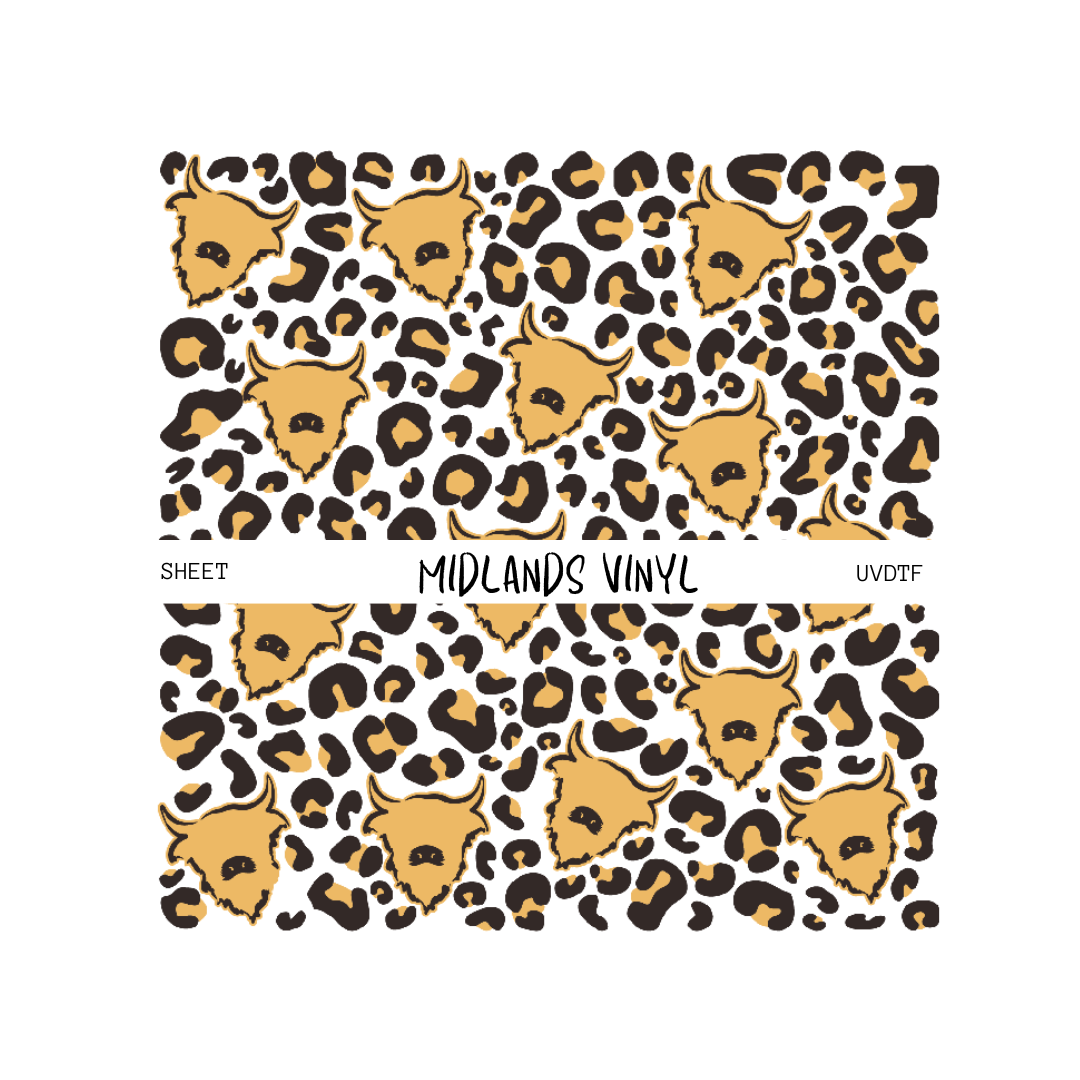 HIGHLAND LEOPARD UVDTF ELEMENT SHEET