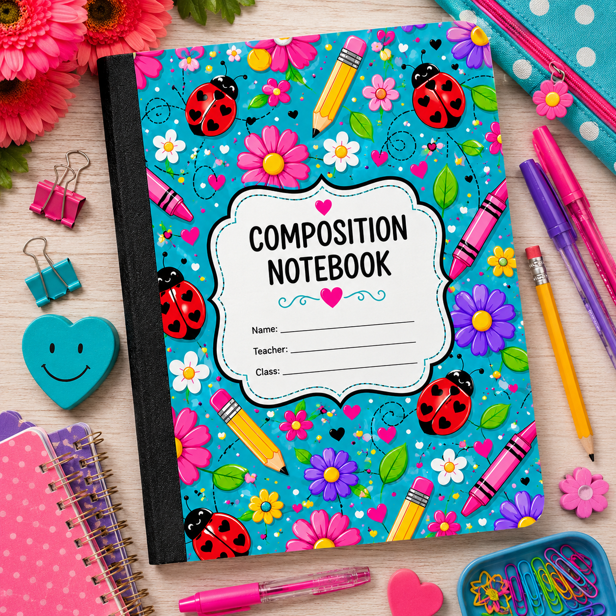 LADYBUG COMPOSITION NOTEBOOK