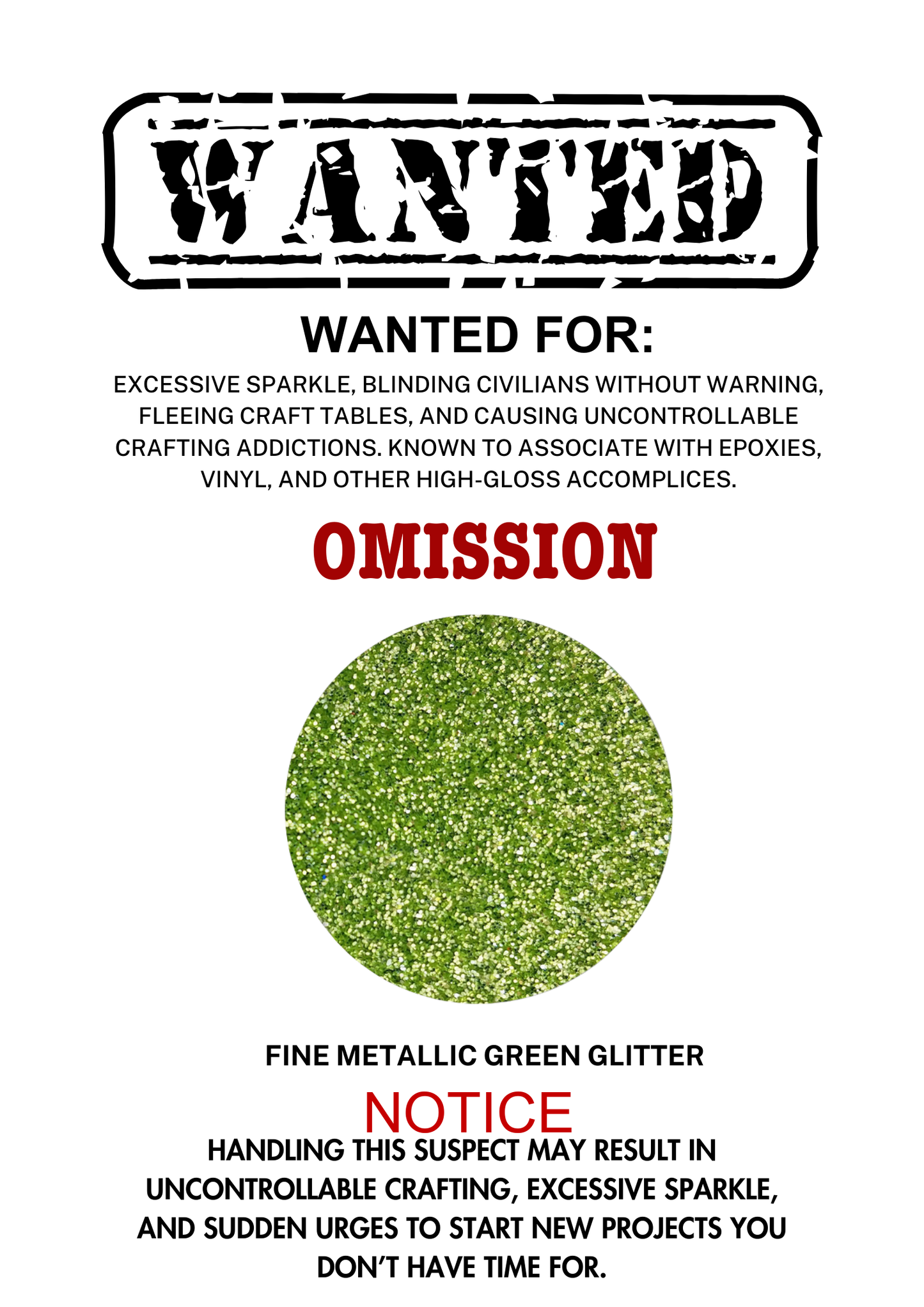 Omission - Green Metallic Fine