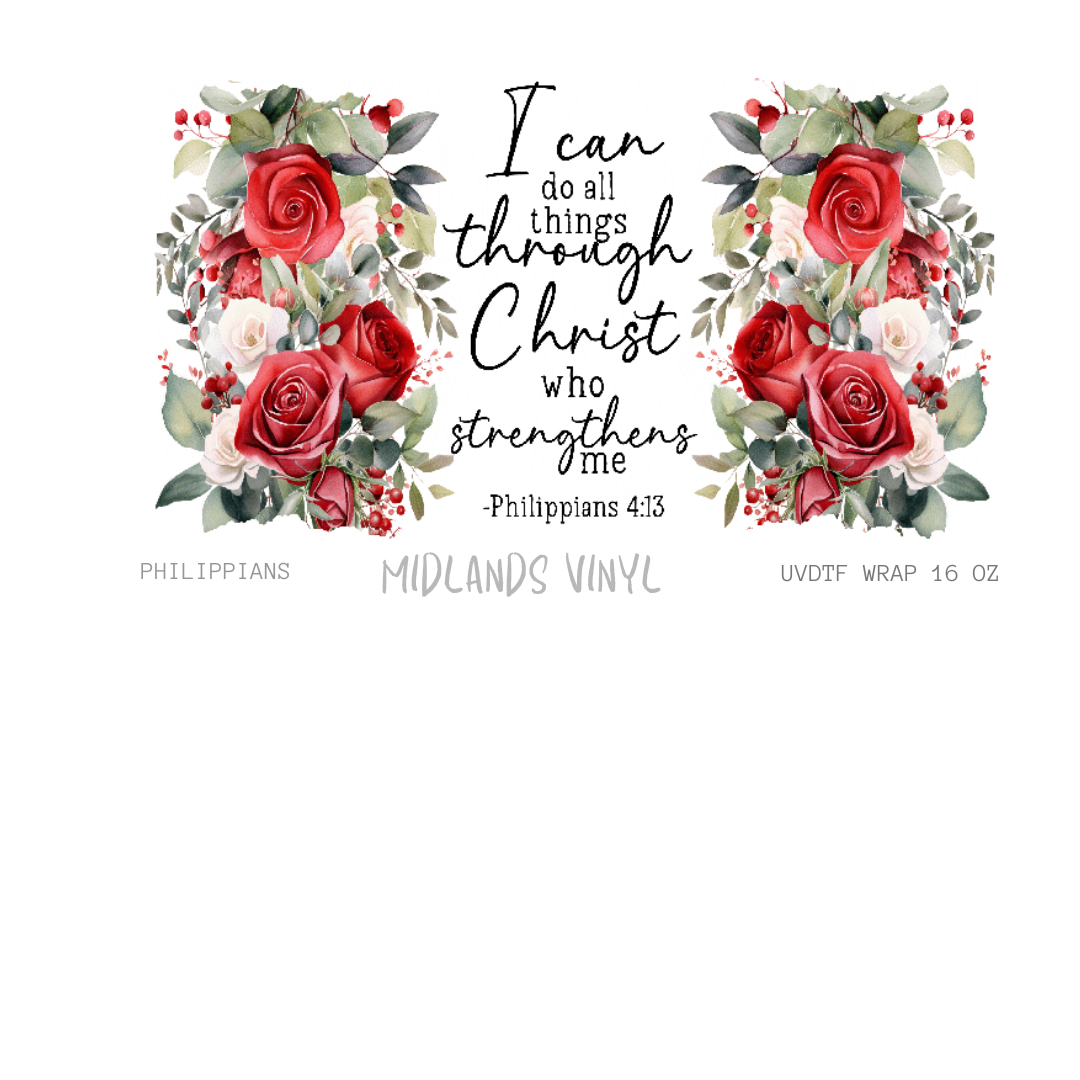 BIBLE VERSE UVTDF WRAPS 16OZ