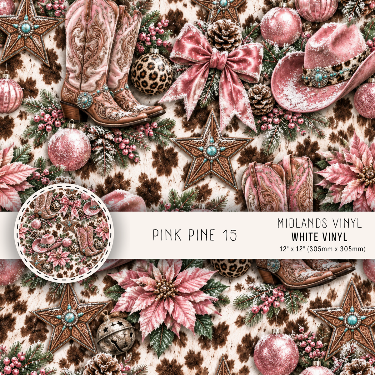 PINK PINE COLLECTION - ASSORTED PATTERNS/SIZES