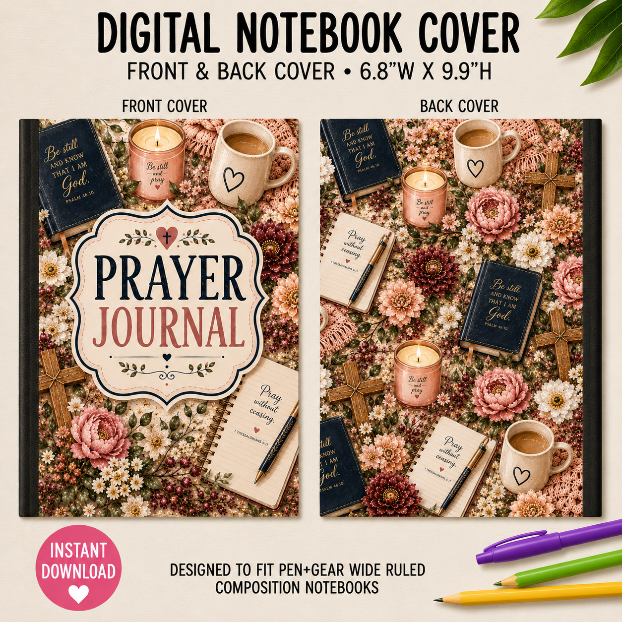 PRAYER 2 - DIGITAL NOTEBOOK COVERS