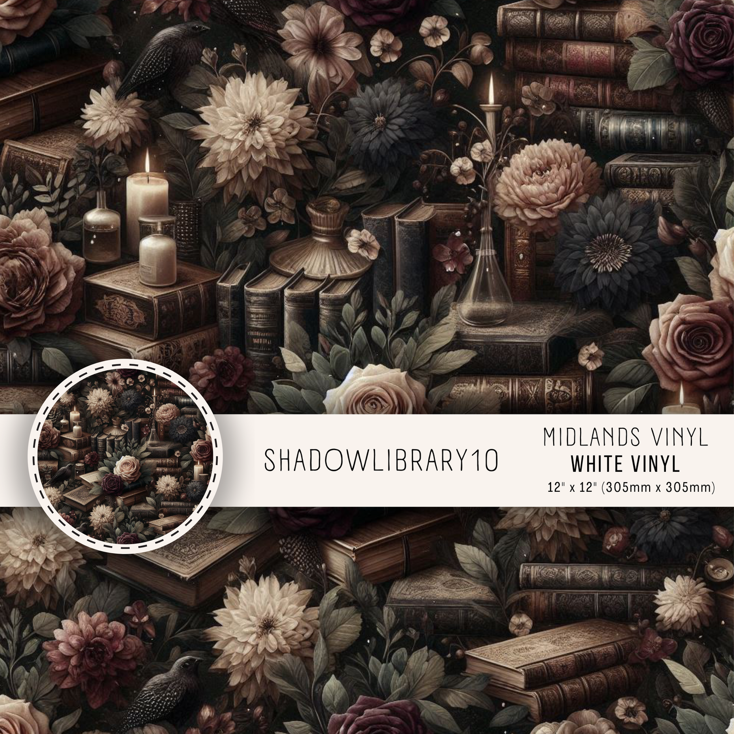 SHADOW LIBRARY COLLECTION - ASSORTED PATTERNS/SIZES