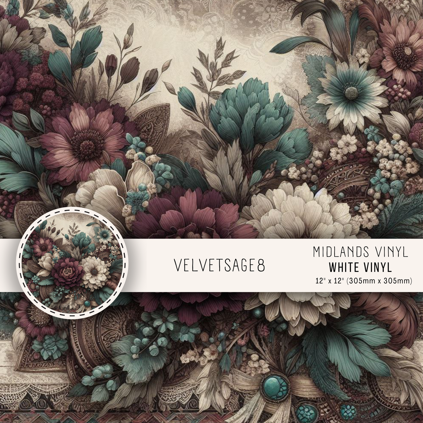 VELVET SAGE COLLECTION - ASSORTED SIZES/PATTERNS