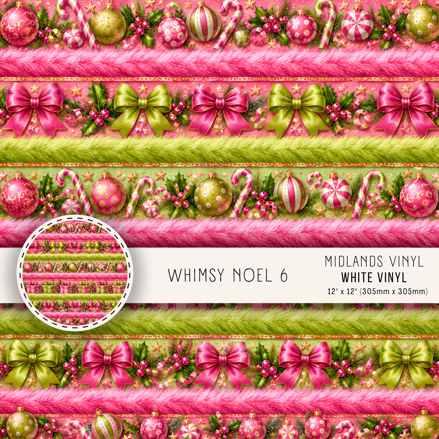 WHIMSY NOEL - ASSORTED PATTERNS/SIZES