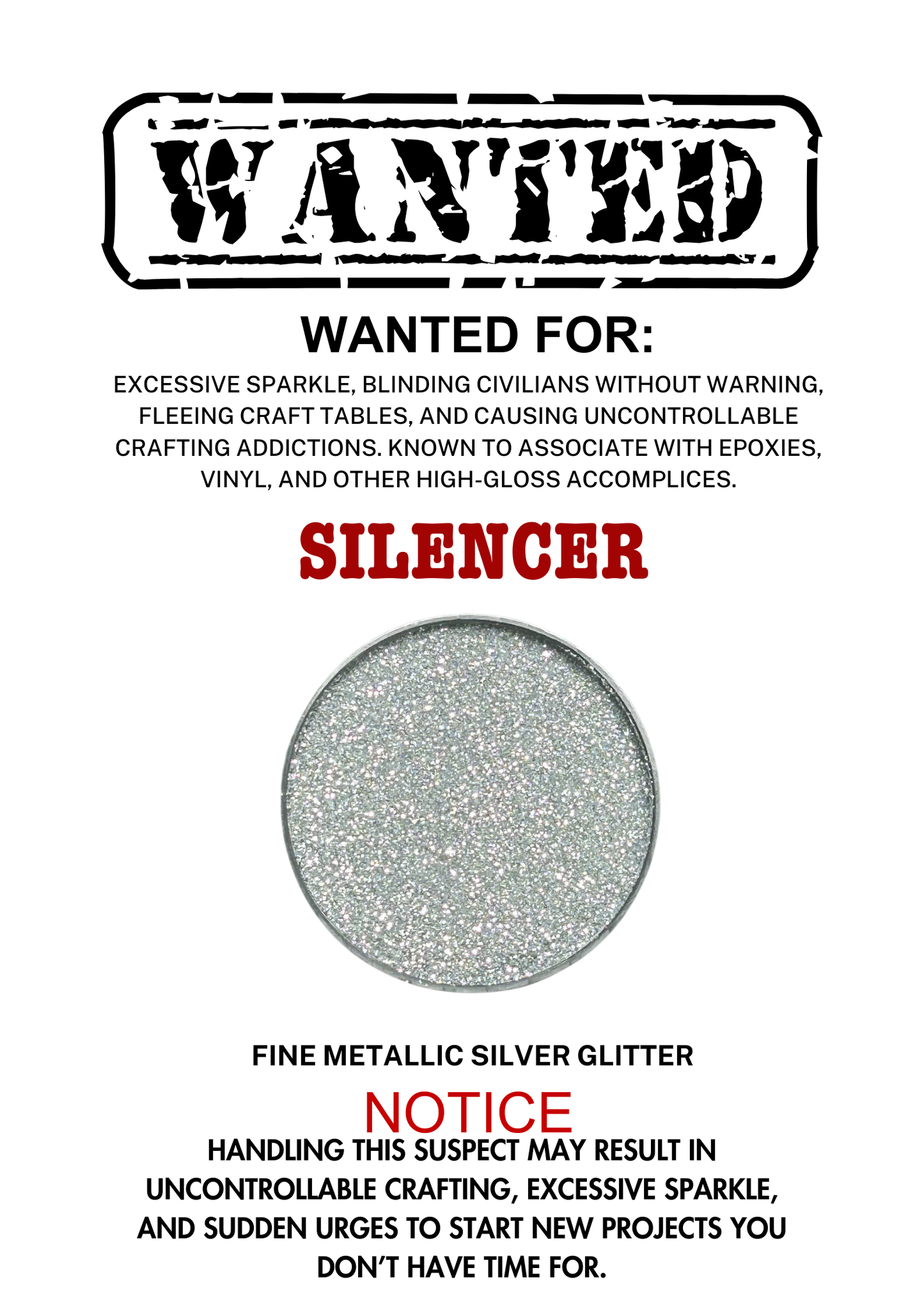 Silencer – Silver Metallic Fine