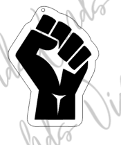 BLM Keychain Acrylic Blank (with free cut file)