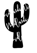 Cactus Keychain Acrylic Blank