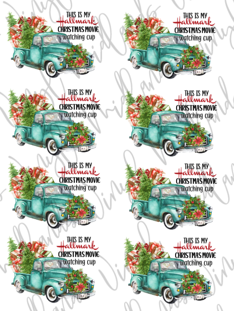 CHR HOLIDAY TRUCK - GREEN (ONE DECAL)