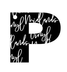 Letter P Keychain Acrylic Blank (Mermaid Cut File Included)