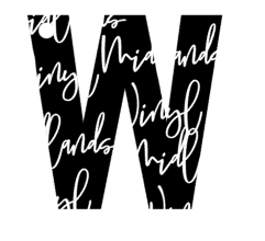 Letter W Keychain Acrylic Blank (Mermaid Cut File Included)