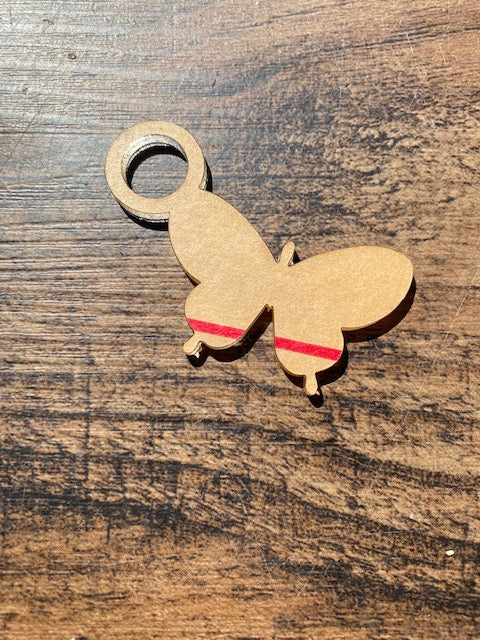 BUTTERFLY STRAWCHARM
