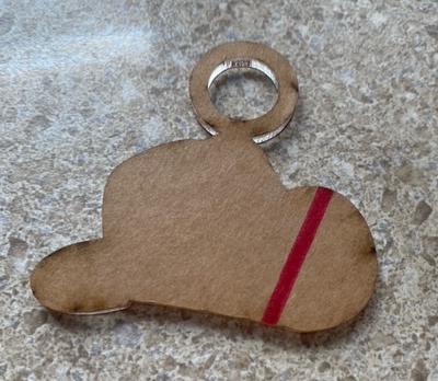 Cowboy Hat Straw Charm