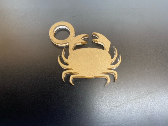 Crab Straw Charm