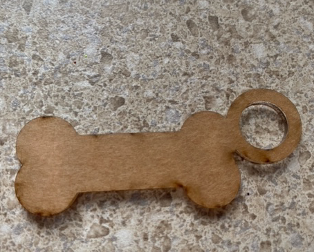 Dog Bone Straw Charm