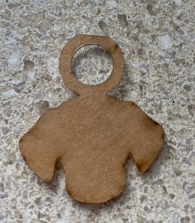 Dog Head Straw Charm