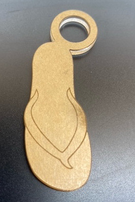 Flip Flop Straw Charm