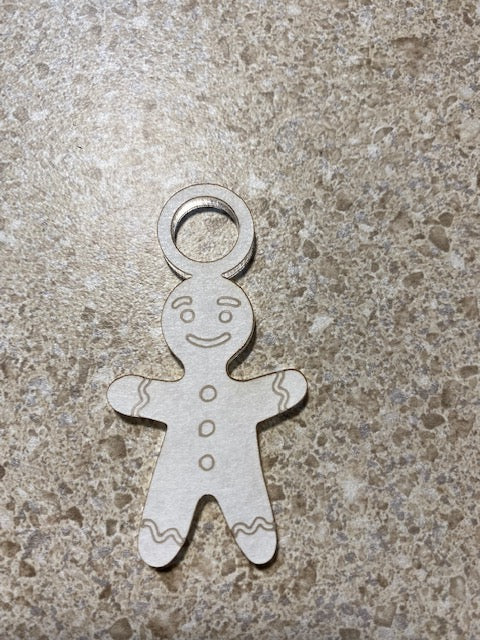 Gingerbread Straw Charm