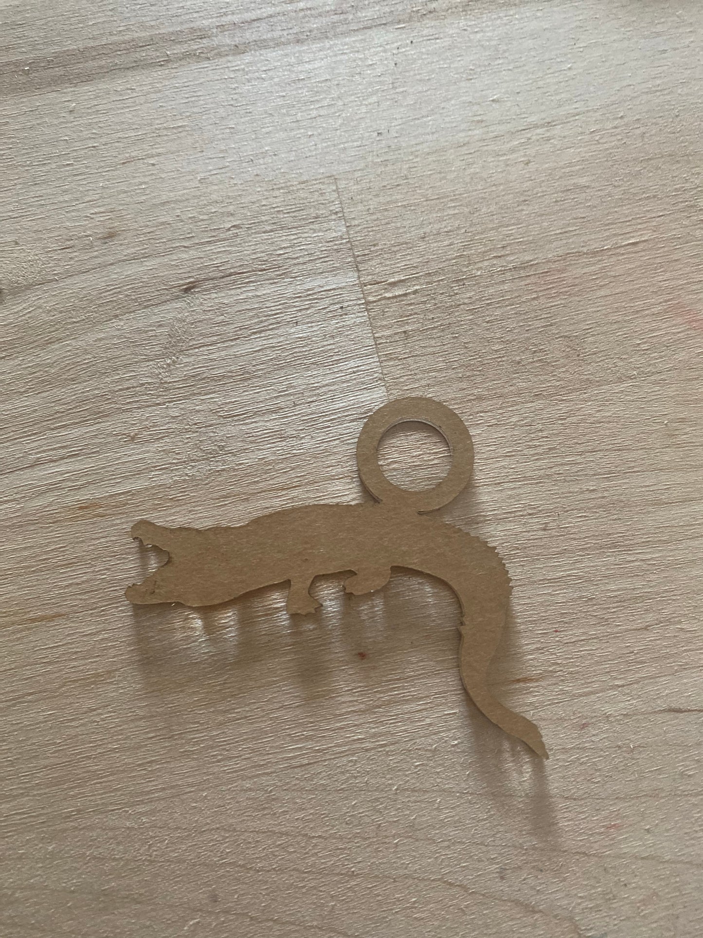 Gator Straw Charm
