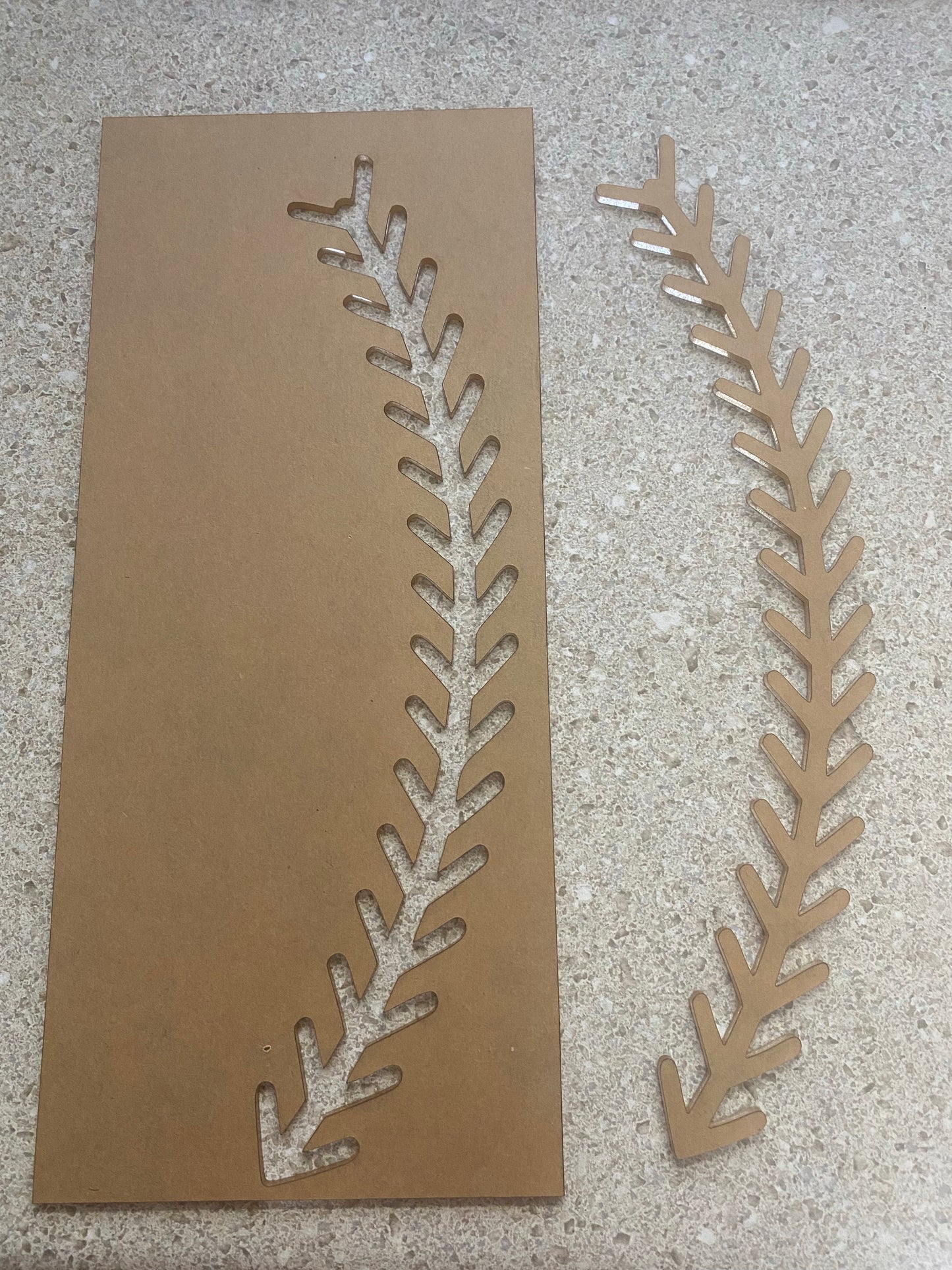 Stitching Bleaching Stencil