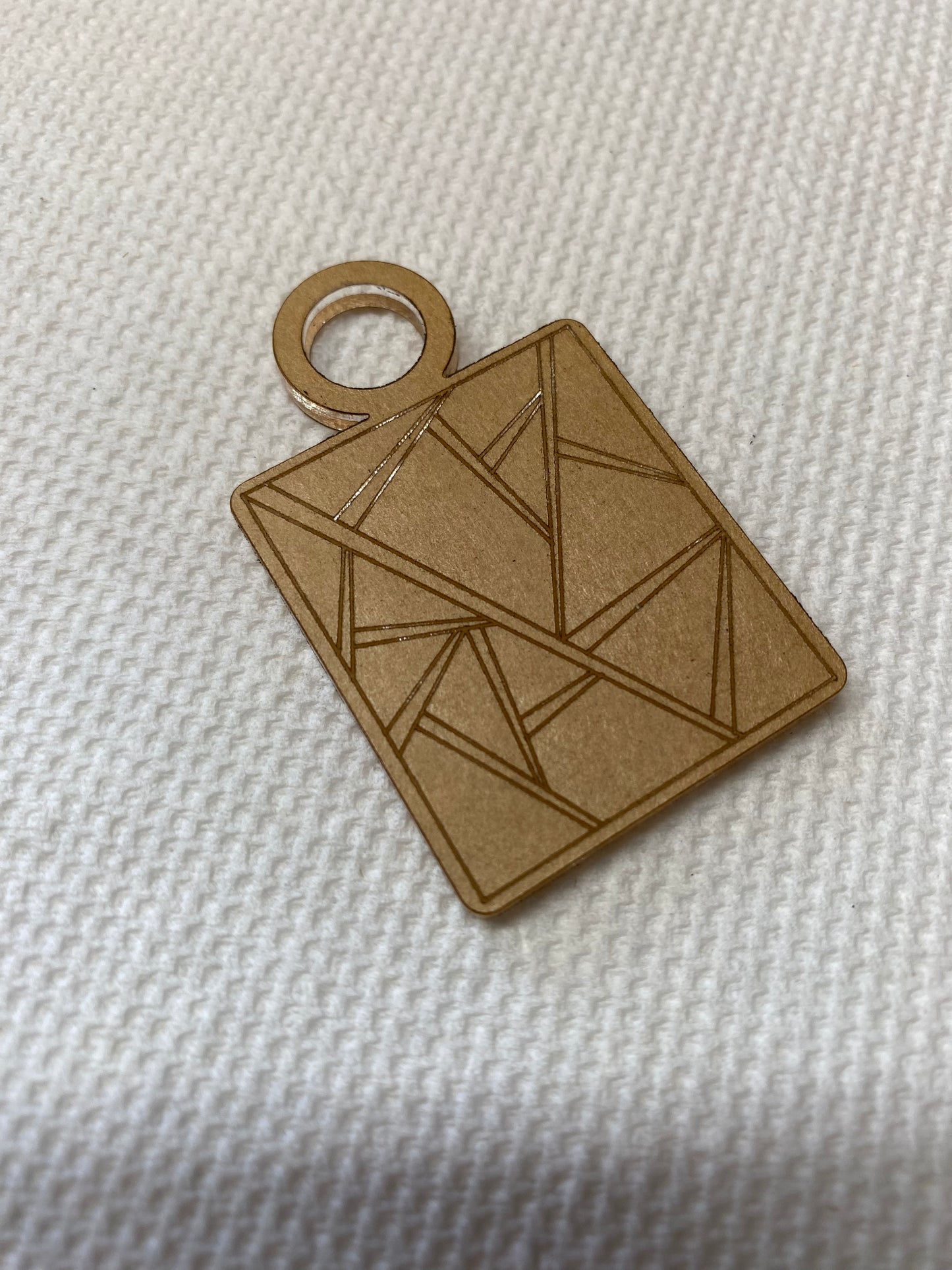 Shattered Glass Straw Charm