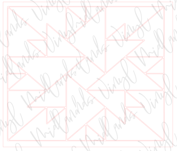 "The Quilt" SVG template