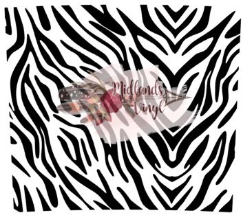 Zebra 20oz Skinny SVG