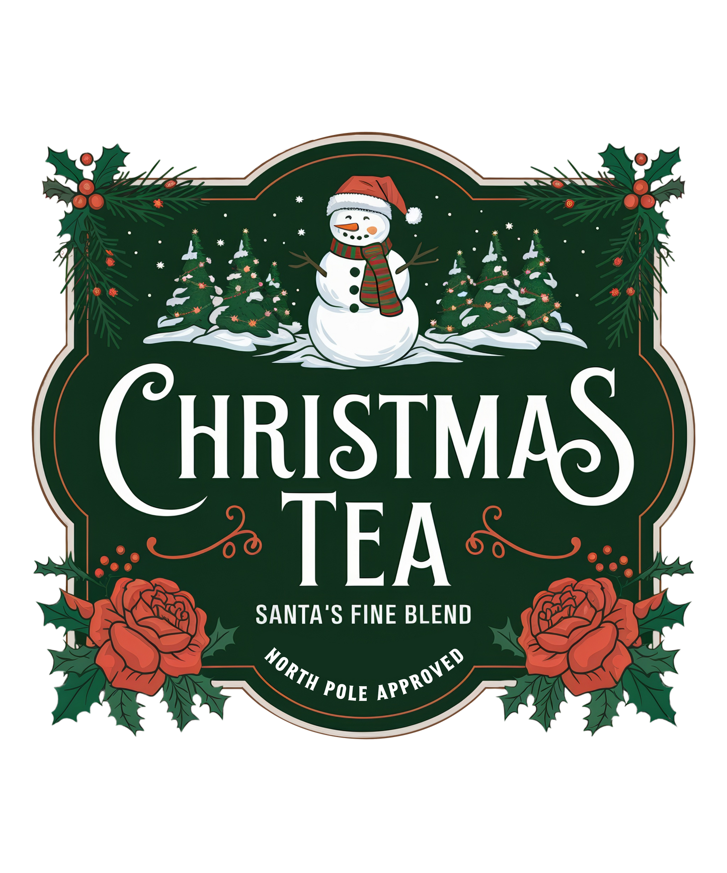 UVDTF VINTAGE CHRISTMAS DRINK LABELS