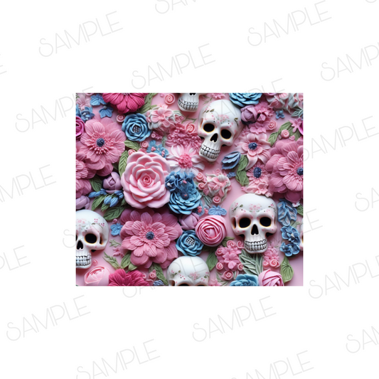 3DPASTELSKULL2 WRAP