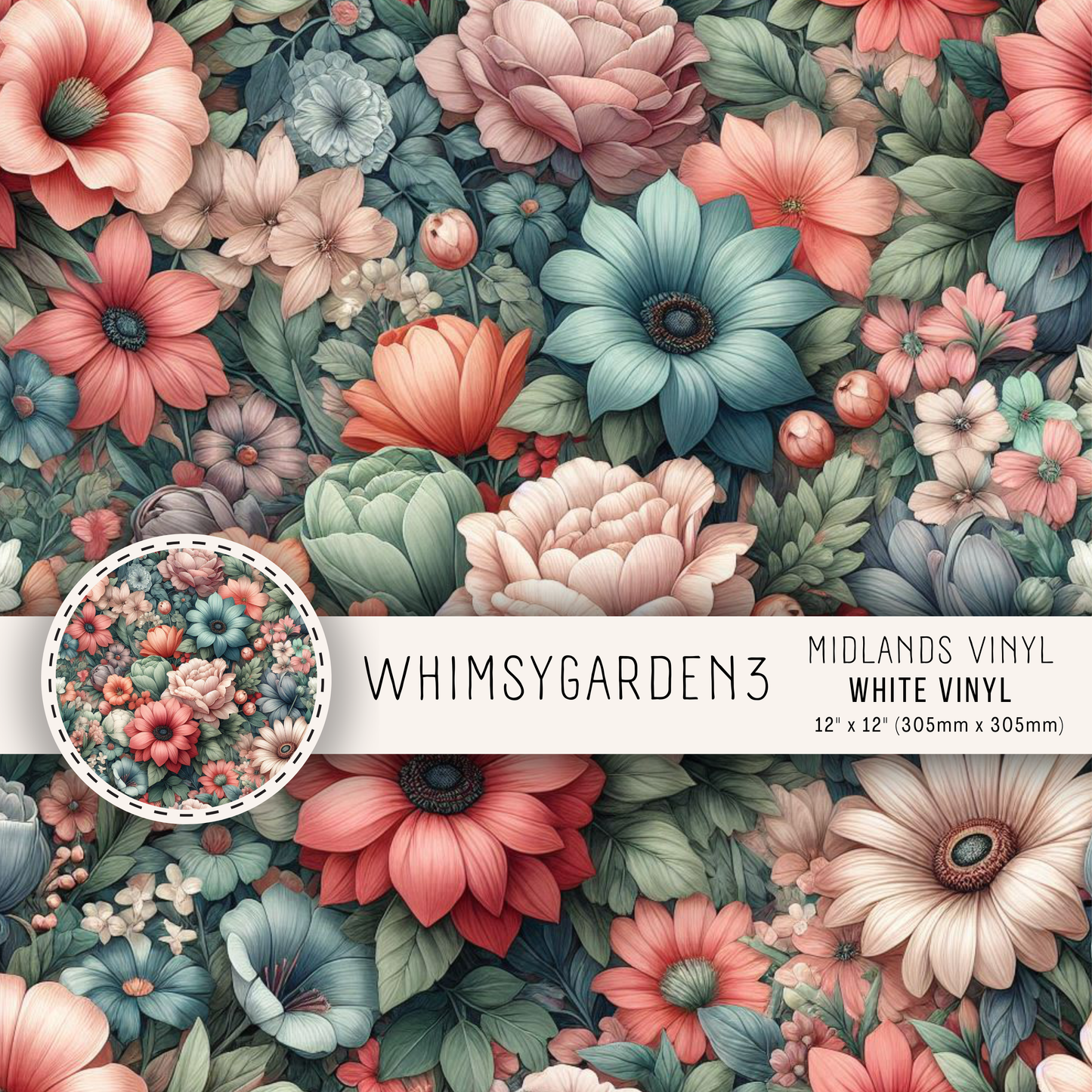 WHIMSY GARDEN COLLECTION - ASSORTED PATTERNS