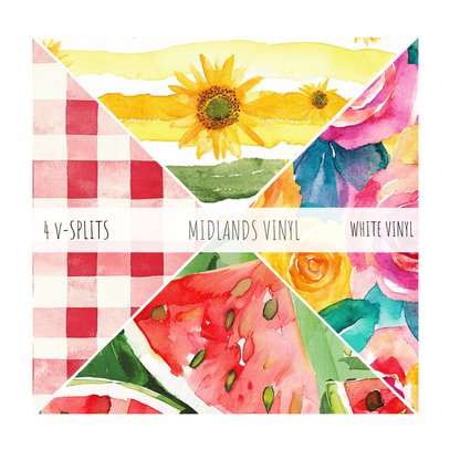 4 CORNER - ASSORTED PATTERNS