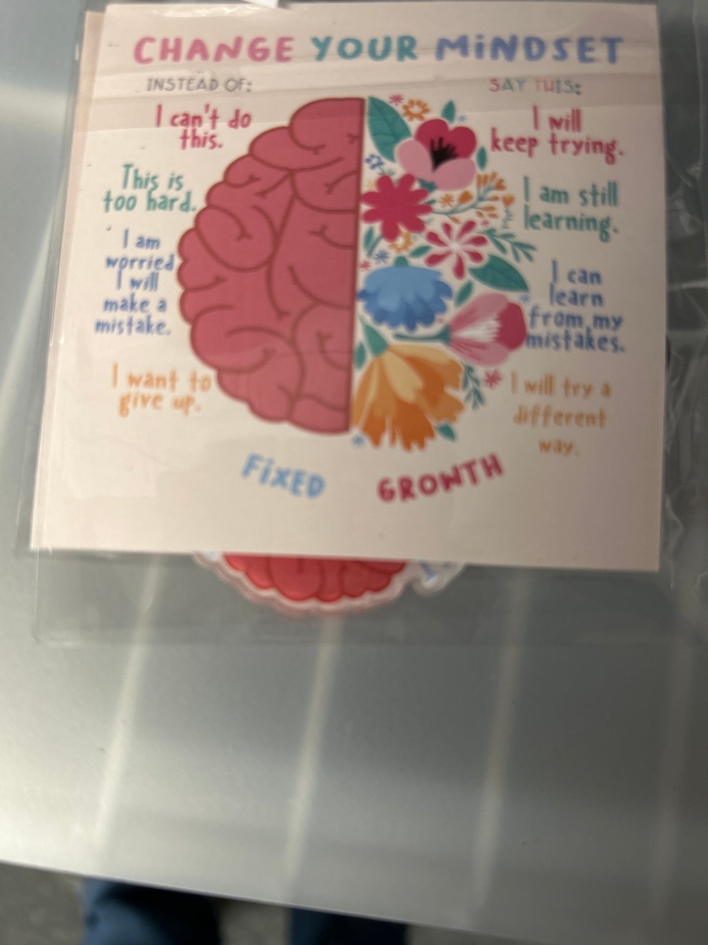 Change your mind key chain