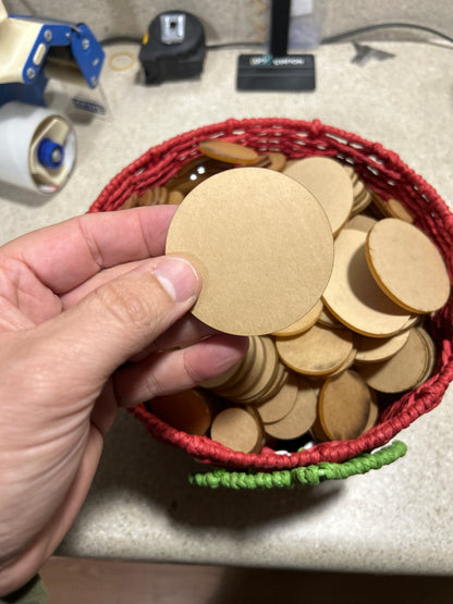 Bucket of Acrylic Blanks