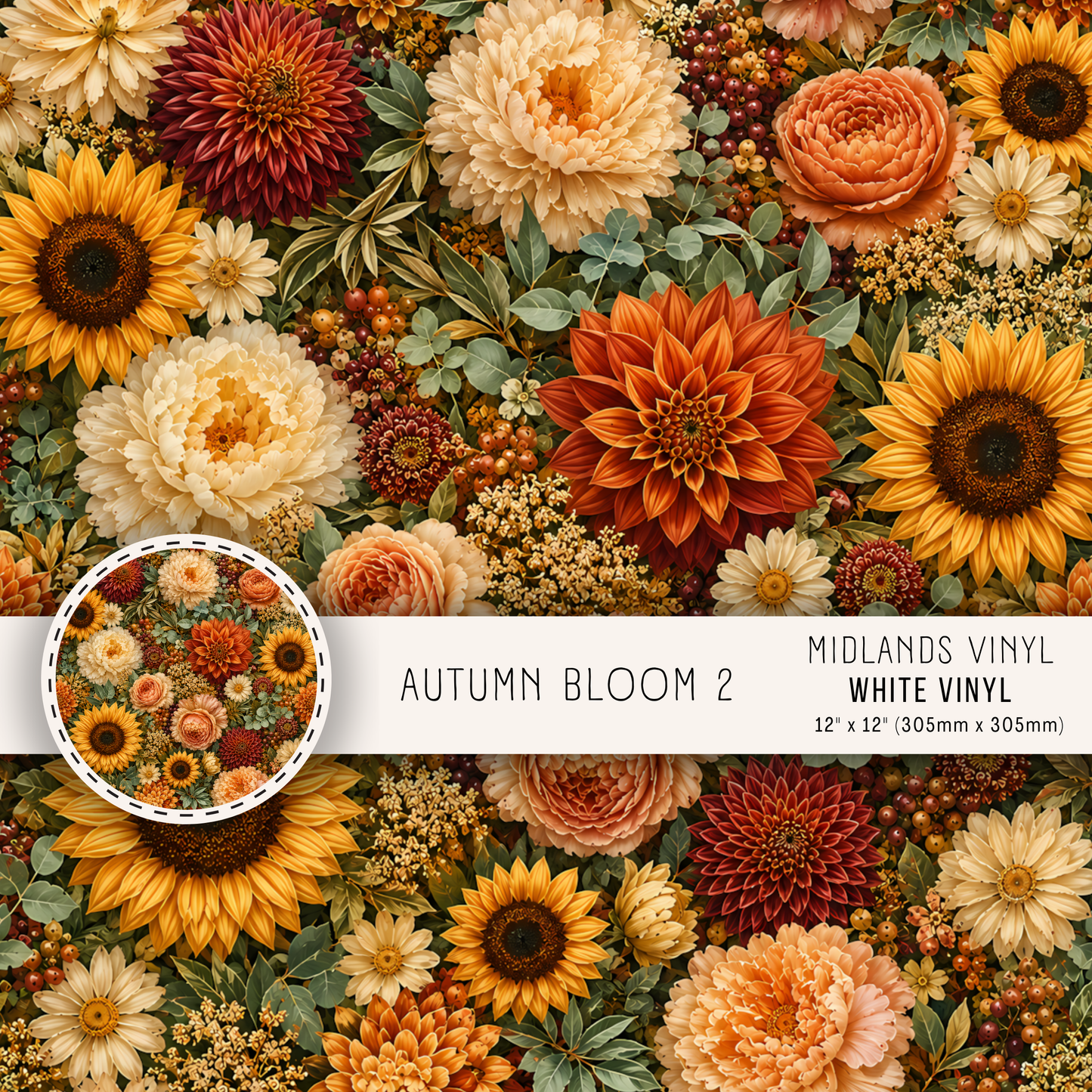 AUTUMN BLOOM  - ASSORTED PATTERNS/SIZES